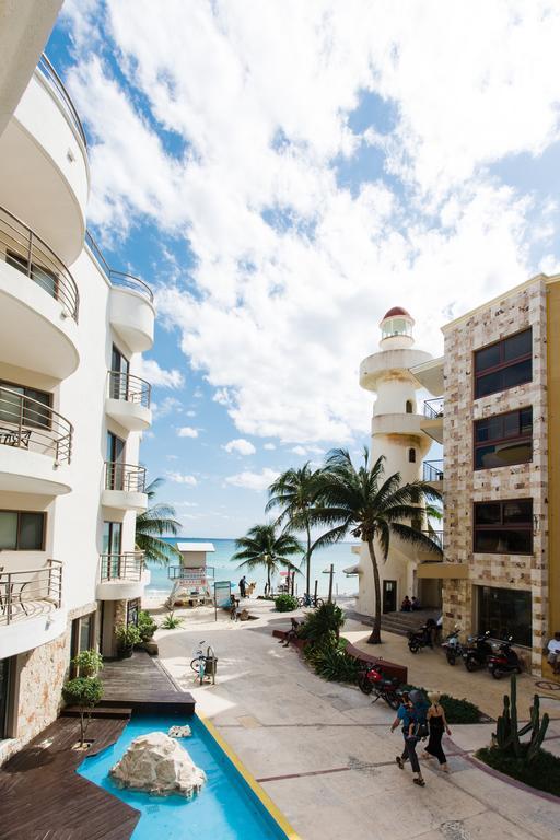 Ocean Front Corto Maltes 104 In Downtown Apartment Playa del Carmen Bagian luar foto